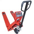 Optima Scales Optima Scales OP-918E1-P-5000 Pallet Jack Scale 5000 x 1 lb. With Built-In Printer OP-918E1-P-5000